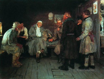  1877 Oil Painting - returning from the war 1877 Ilya Repin